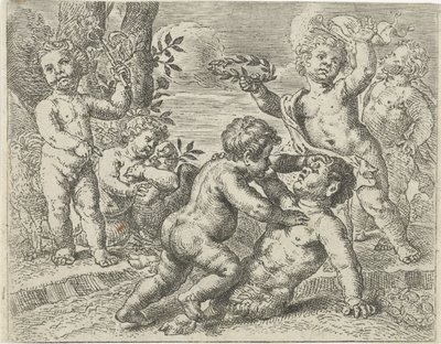 Battle between Virtue and Vice by Pieter van Lint